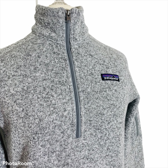 Patagonia Women's Quarter Zip Better Sweater Gray - Picture 3 of 8